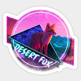 Desert Fox 1980s Original -Grunge- / 砂漠のキツネ Sticker